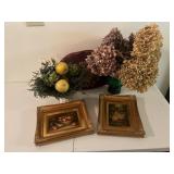 Two Vintage Framed Still Life Paintings