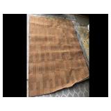 Brown Geometric Pattern Area Rug