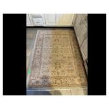 Light Blue Tan Area Rug