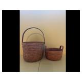 Longaberger 2 PC Basket Set