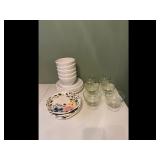 Mixed lot of Dinnerware and Glassware
