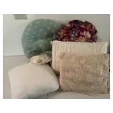 Mixed lot of Vintage Decorative Pillows Fabric