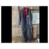 Vintage Lilly Blue Work Coveralls Size 72