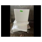 White Styrofoam Cooler Box with Lid