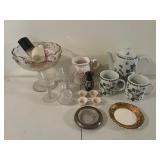 Mixed lot of Decorative Glassware and Teaware