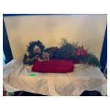 Mixed lot of Christmas Red Gold Green Decor