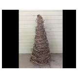 Grapevine Cone Tree Outdoor Decor