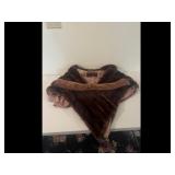 Davidsons Brown Mink Fur Shawl Stole