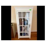 White Corner Display Cabinet