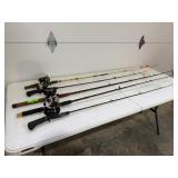 Shakespeare Vintage Fishing Rods Reels Lot