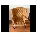 Tufted Wingback Armchair
