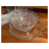 Dinnerware Set Glass Bowls  Plates - Floral...