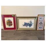 Lot 203 Art Prints  Autumn Landscape Botanical...