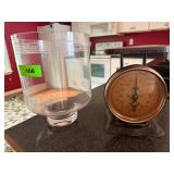 Pelouze Vintage Scale w Metal Platform