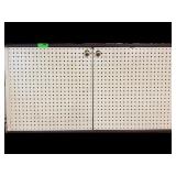 Storage Cabinet Pegboard Vintage