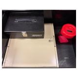 Brinks Black Metal Cash Box