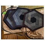 Home Decor Blue Patchwork Denim StockingsCoasters