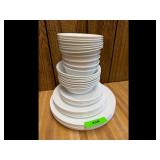 Corelle White Dinnerware Lot