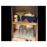 Anchor Hocking Glass Storage Jar  Drinking Glasses
