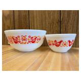 Pyrex Butterprint Vintage Mixing Bowls Set