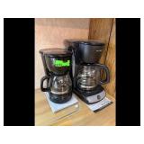 Mr. Coffee Black Coffee Makers Lot of 2