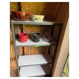 Shelf and Flower Pots