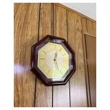 Clocks, Plant stand, trash can