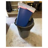 Lot of Trash Can Assorted Sizes