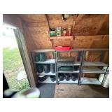 3-Shelving Units and Potting Containers