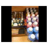Arts  Crafts Paint Lot - Acrylic Enamel Brushes