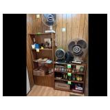 Furniture 2-Section Bookshelf Unit Brown Used