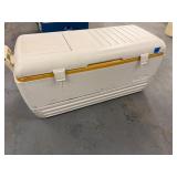 Igloo Cooler WhiteTan Hinged Lid Tray