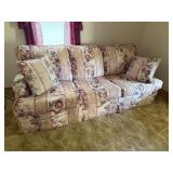 Multi-color Floral Three-Seater Sofa