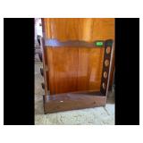 Brown Wood Gun Display Rack