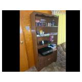 Brown Wooden Bookcase