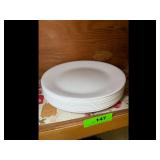 Corelle White Dinner Plates Set of 8
