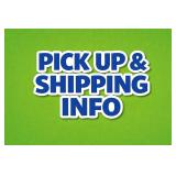 Pick up & Shipping Information