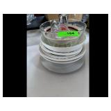 Glass Bowls Plates Shaker Measuring Cup Set