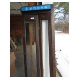Phone booth door