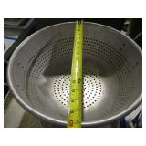 Restaurant cookie sheets and large strainer
