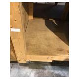 Wood shelf on casters/wheels