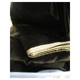 Black table skirts