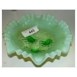 Vintage Green Glass