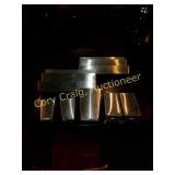 5 Stainless Steel Bottle Cap Shoots, 2 Stainless