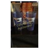 125 Plastic Pepsi Soda Glasses