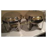 2 Round Buffet Warming Servers
