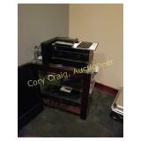 Sony Stero, Samsung DVD Player, DirecTV Boxes,