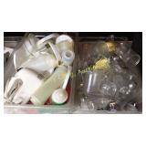 2 Containers of Salt & Pepper Shakers, Condiment