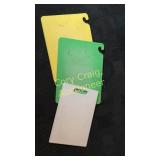 3 Cutting Boards 2-20x15" 1-18x12"
