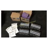 Box of misc, grill bricks, scotch brite